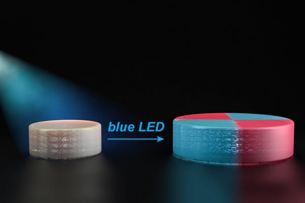 化學傢們用LED光改變3D打印對(dui)象結構